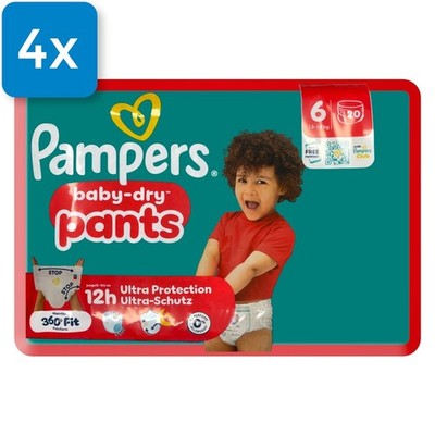 Pampers Baby Dry Pants Gr. 6, 13-19kg - (4 x 20 Stück)