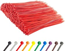 GTSE 8 Inch Zip Ties, 1,000 Bulk Pack, 18lb Strength, UV Resistant Small Nylon