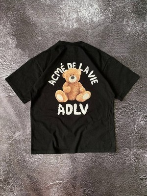 Acme De La Vie ADLV Shirt Herren Größe 1 Schwarz Teddybär Rücken Print Logo