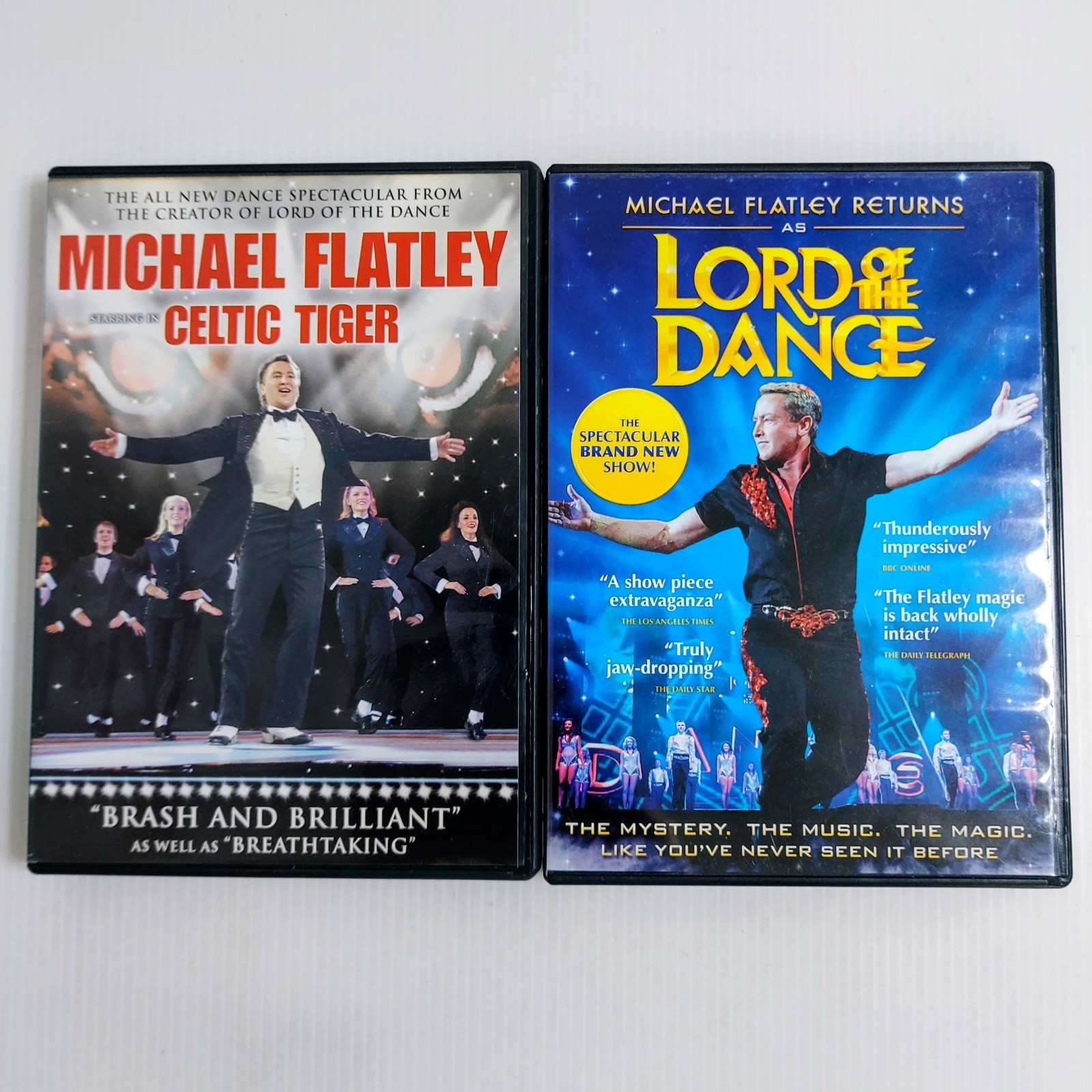 Michael Flatley Celtic Tiger & Lord Of The Dance Live DVD Bundle Irish Dance