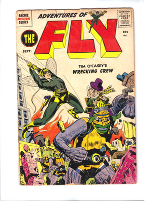 ADVENTURES OF THE FLY #2 (1960) - SIMON AND KIRBY ART