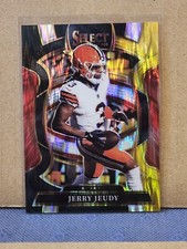 2025 Panini Select - Concourse Jerry Jeudy #56 Black & Gold Shock Prizm Browns