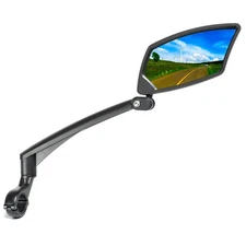 Adjustable Right Side Bike Mirror - Scratch Resistant for E-bike & Scooter