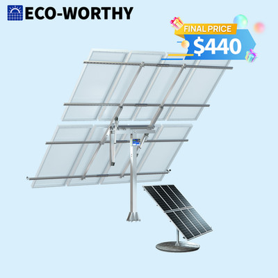 ECO-WORTHY Solar Panel Dual Axis Tracking System Tracker Controller For 10PCS