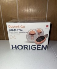 HORIGEN D6 Hands-Free Double Electric Breast Pump Rechargeable BPA Free LED
