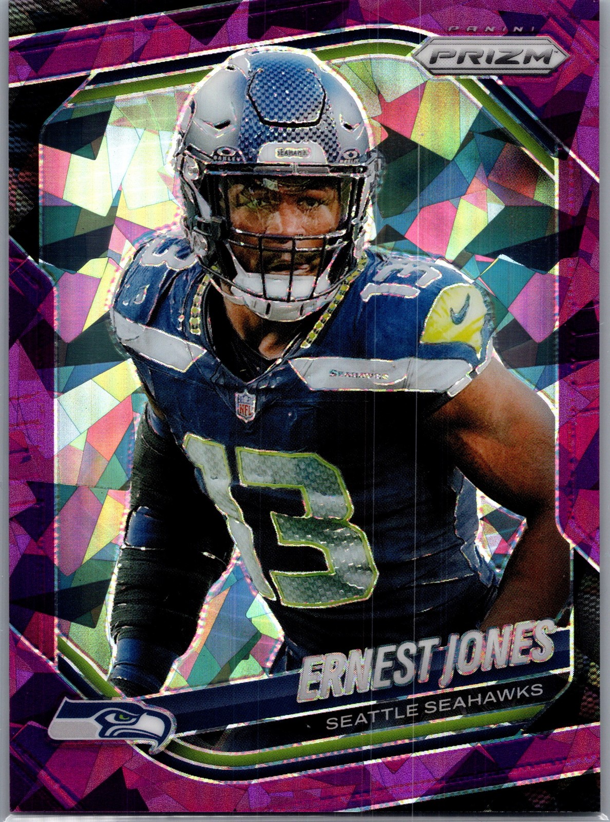 2025 Panini Prizm #282 Ernest Jones Purple Ice #/225