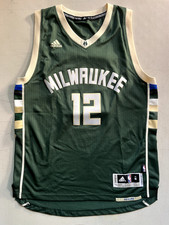 Milwaukee Bucks Green Adidas Swingman Jersey Size Medium - Jabari Parker 12