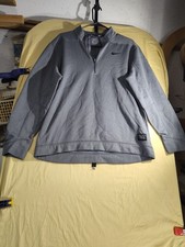 Nike Quarter Zip Pullover Kids Size XL Gray Dri Fit