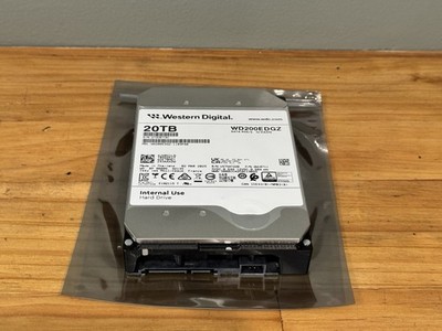Western Digital 20TB 3.5'' Hard Drive 7200 Rpm Sata WD200EDGZ - Low Hours