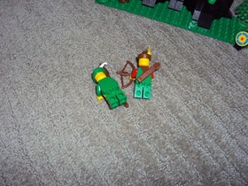 LEGO 6054 LegoLand Castle Forestmen's Hideout Complete Inner Box & 2 Manuals