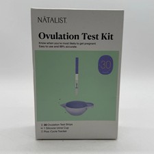 Natalist Ovulation Test Strips Tracker Kit 30Ct With Test Cup SEALED