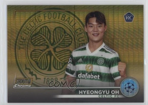 2022 Topps Stadium Club Chrome UEFA Competitions /50 Hyeongyu Oh #91 Rookie RC