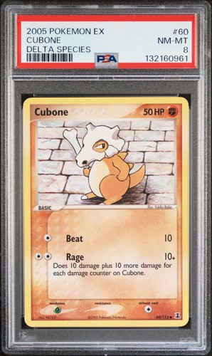 Cubone graded PSA 8 for sale on eBay