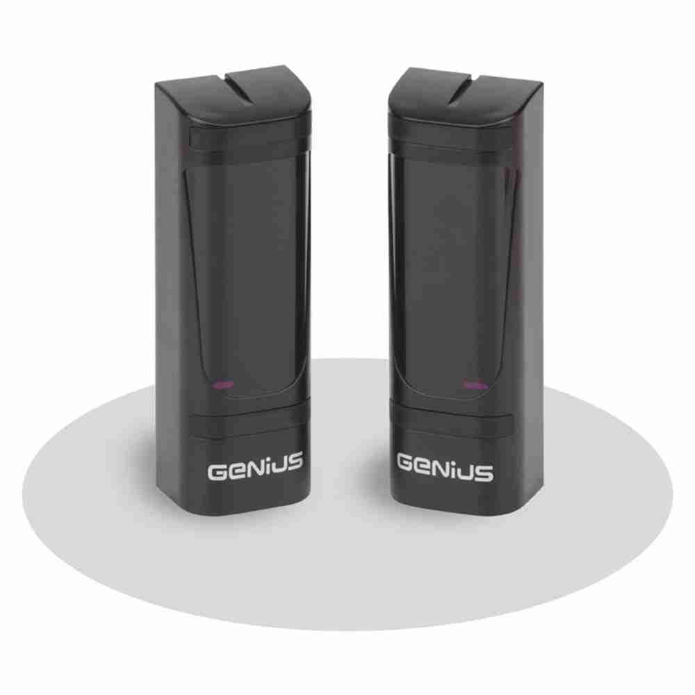 Genius Vega 6100147 | Coppia Fotocellule Esterno 24V 20m per Cancelli