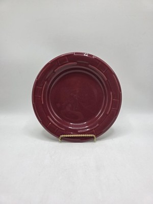 Longaberger Woven Traditions Paprika 7 1/4 Inch Bread Plate