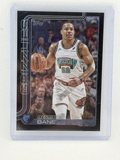 2025 Topps Desmond Bane Black /10 SSP #185 Memphis Grizzlies 10/10