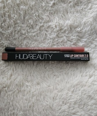 HUDA Beauty Lip Contour 2.0 Automatic Matte Lip Pencil, Pinky Brown, New In Box