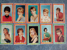 lot  carte postale carton actrice de cinema vadim n.Adam p.petit st.audran