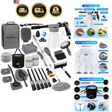 Car Wash Detailing Kit With Foam Gun Car Cleaning Kit Setcar Wash Brush Wit... Car Wash Detailing Kit With Foam Gun Car Cleaning Kit Setcar Wash Brush Wit...