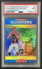 PATRICK MAHOMES II LEN DAWSON PSA 9 2017 DONRUSS OPTIC #20 ILLUSIONS BLUE 61/149