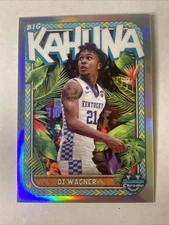 2023-24 DJ Wagner Bowman University Chrome Refractor BIG KAHUNA SSP Kentucky