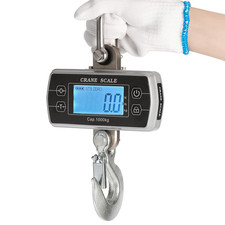 Digital Crane Scale 2200Lb/1000Kg Industrial Hanging Scale Digital Heavy Duty fo