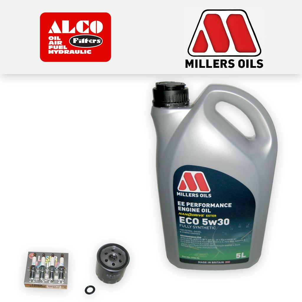 SERVICE KIT for VOLVO S40 V50 1.8 2.0 OIL FILTER PLUGS +EE NANO OIL (2004-2012)