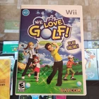 We Love Golf (Nintendo Wii, 2008) No Manual, Very Good