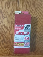 Diablo 18 in. L X 3 in. W 50 Grit Zirconium Oxide Sanding Belt 5 pk