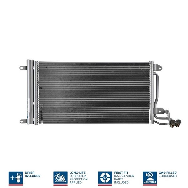 Nissens 940093 Kondensator, Klimaanlage FüR Audi Seat Skoda VW-image