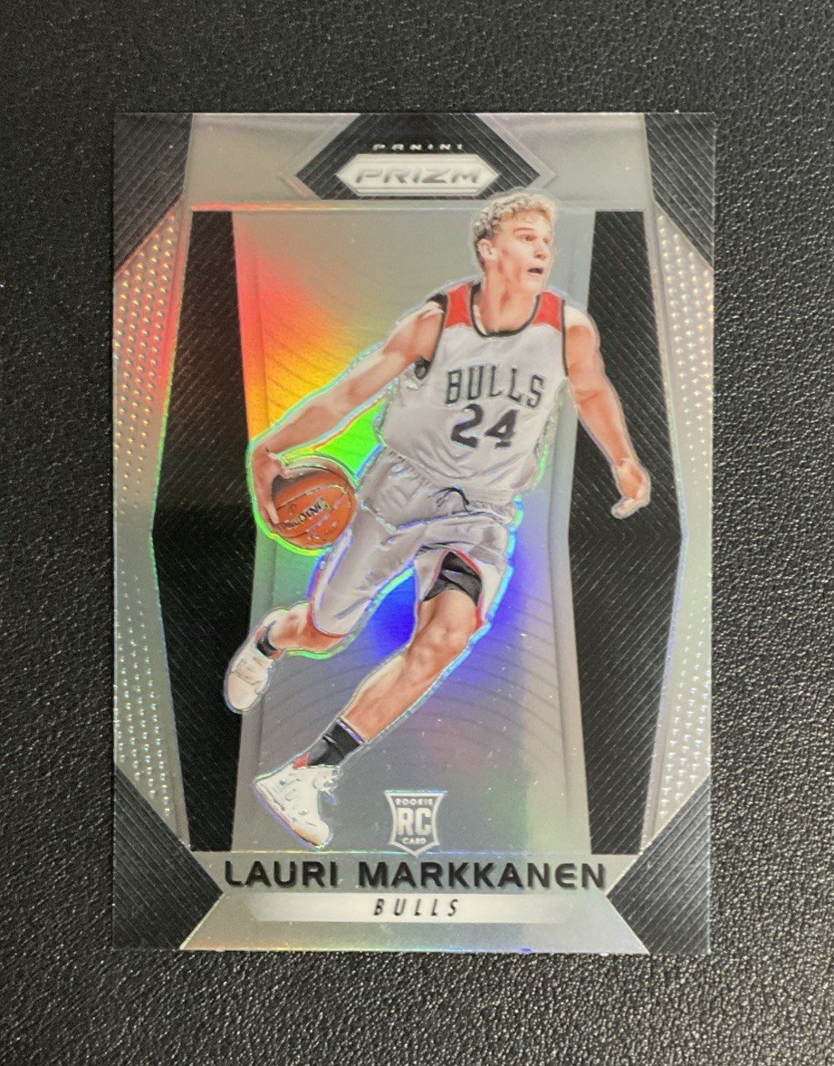 2017-18 Prizm Lauri Markkanen Silver Rookie RC Refractor #247