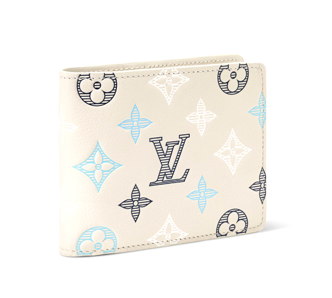 Louis Vuitton M29136 Multiple Wallet Ecru White Monogram Authentic
