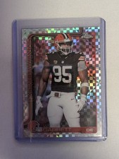 2025 Topps Chrome Football - Myles Garrett #70 X-Fractor - Cleveland Browns