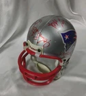 New England Patriots 1990s Team Signed Helmet Authentic Speed Helmet Mini SIZE