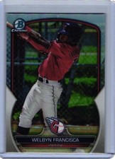 2023 Bowman Chrome Draft Refractor #BDC-62 Welbyn Francisca Guardians 