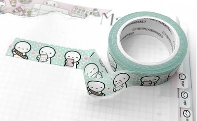 TheCoffeeMonsterzCo TCMC Planning Time 5 grün Washi Tape 15 mm
