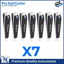 Heavy Duty Stainless Steel Nail Clipper Precision Fingernail Cutter Salon Tools