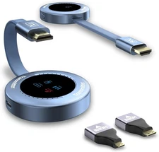 Wireless HDMI Transmitter and Receiver Plug & Play Portable Extender 4K 2.4/5GHz