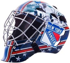 New York Rangers Unsigned Franklin Sports Replica Full-Size Goalie Mask