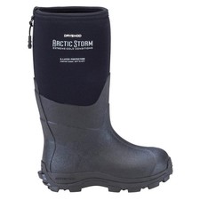 Dryshod Arctic Storm Kids Waterproof Boots, Black/Grey, Insulated ARS-KD-BK-Y 