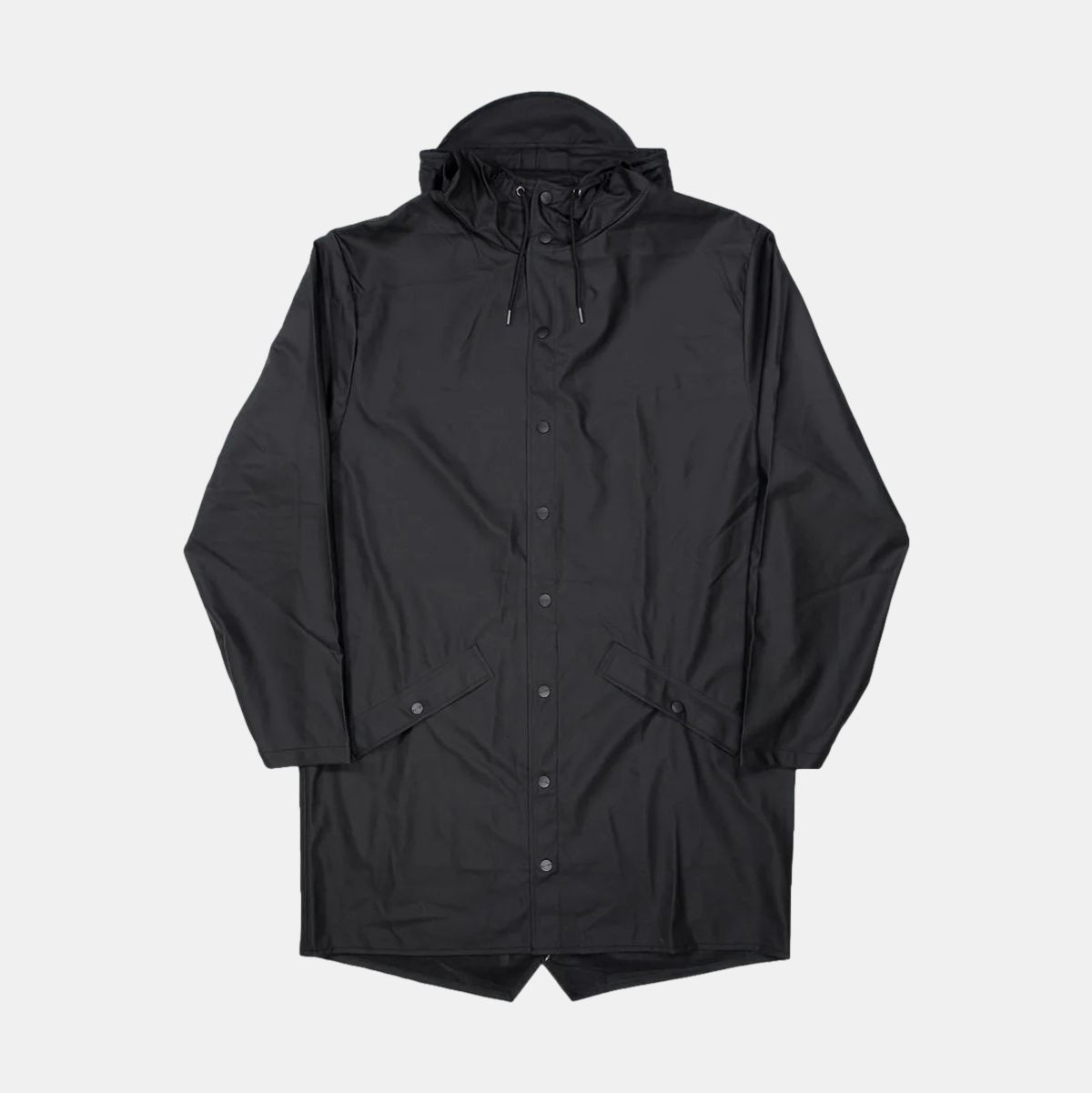 Rains Long Jacket / Size M / Long / Mens / Black / Polyurethane