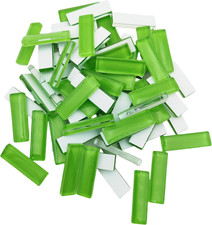 Mosaic Stained Glass Strips DIY for Crafts, 200G 0.44Lb Clear Mosaic Pieces Sta