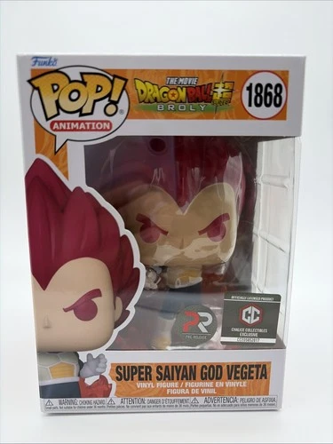 Funko Pop! Vinyl: Dragon Ball - Super Saiyan God Vegeta - Chalice Collectibles