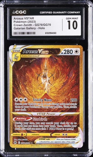 Arceus VSTAR graded CGC 10 for sale on eBay