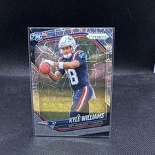 Panini 2025 Prizm Kyle Williams #336 New England Patriots Rookie Lazer