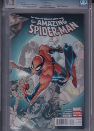 Amazing Spider-Man #700 Variant Edition-Humberto Ramos Wraparound Cover CGC 9.2