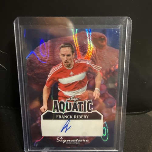 2025 Leaf Signature Series FRANCK RIBERY Authentic Auto Autograph 1/1 🔥Aquatic