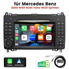 +DAB  CD DVD F&uuml;r Mercedes A/B Klasse Sprinter Viano Vito W639 Carplay Autoradio