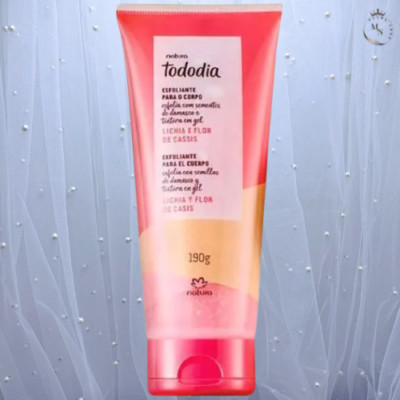 Exfoliante Corporal Tododia Lichia Y Flor Casis Body Scrub Lychee & Blackcurrant