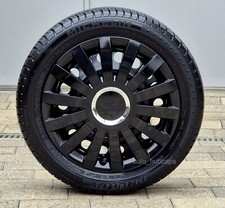 Wheel trims 14 inch , Hub Caps to fit Skoda Fabia + emblems 14"  Set of 4